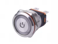 Nút nhấn nguồn Inox 22mm